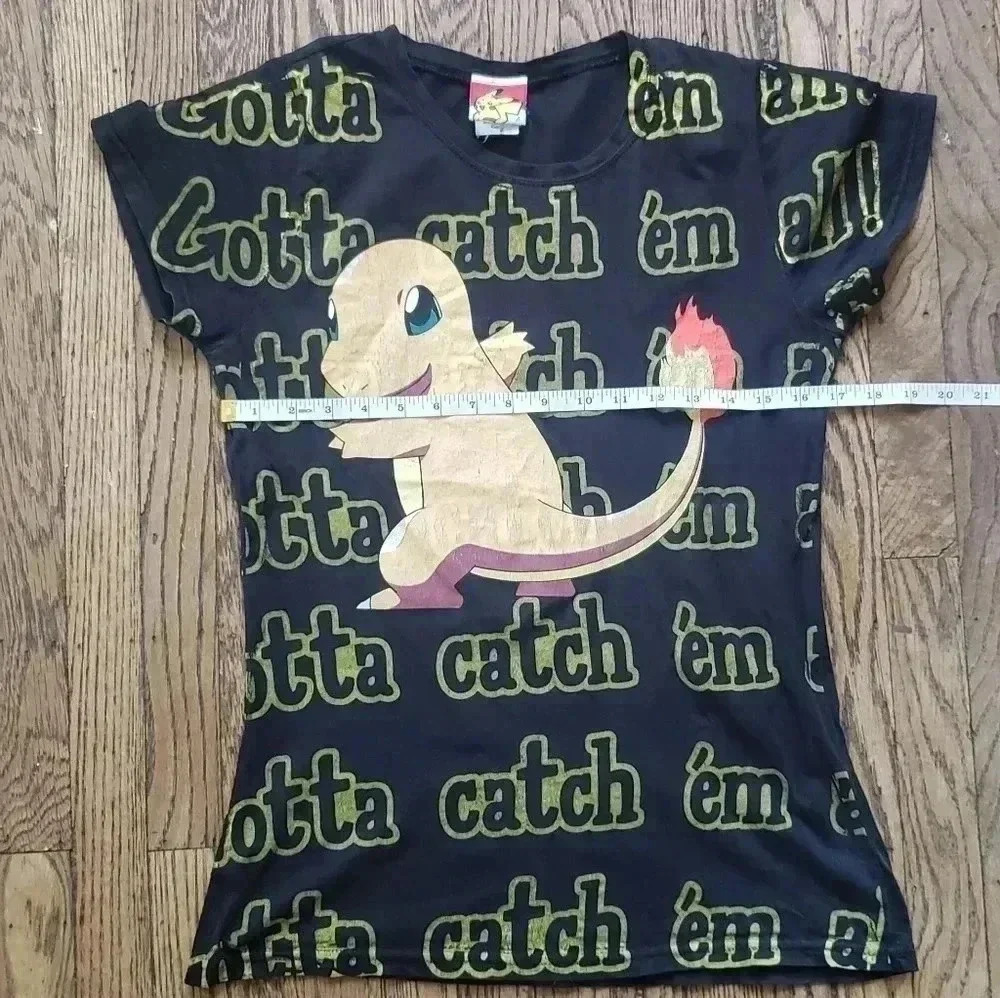 Pokemon tshirt vintage y2k‎ 2007 womens size xl - Picture 2 of 6